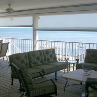 Beach balcony-screens